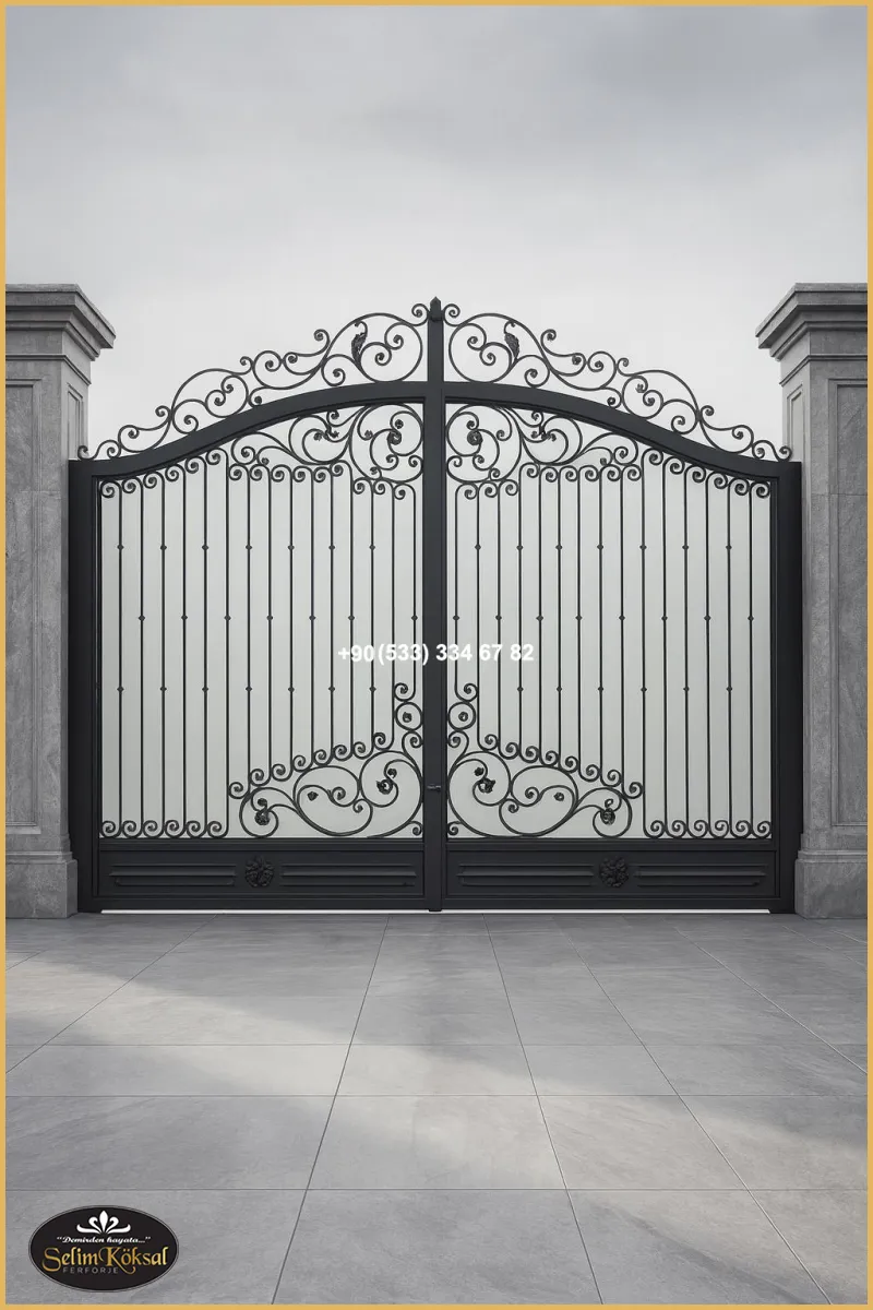 VİLLA KAPILARI-FERFORJE VİLLA KAPILAR-VİLLA GİRİŞ KAPILAR-BAHÇE KAPILARI-FERFORJE KAPILAR